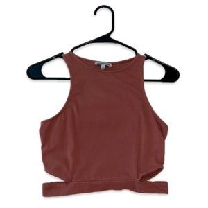 Charolette Russe Cropped Tank Top size Small